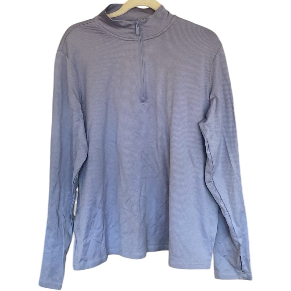 FLX Ribbed 1/4 Zip 3X